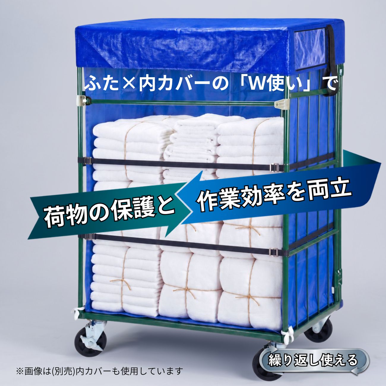 ふた×内カバーのW使い